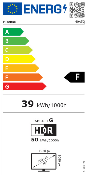 Hisense Smart TV 40" Full HD QLED A5Q HDR (2025) 40A5Q view 6