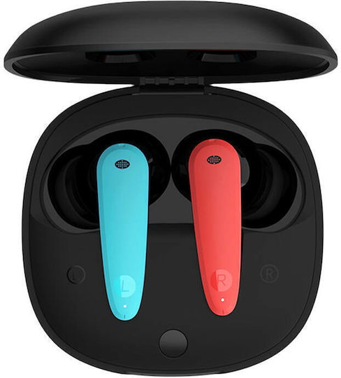 MIIIW Sound Cube In-ear Bluetooth Handsfree Earphones with Sweat Resistance and Charging Case Blue Red view 2