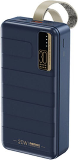 Remax RPP-506 Power Bank 30000mAh 22.5W with 2 USB-C Ports Blue
