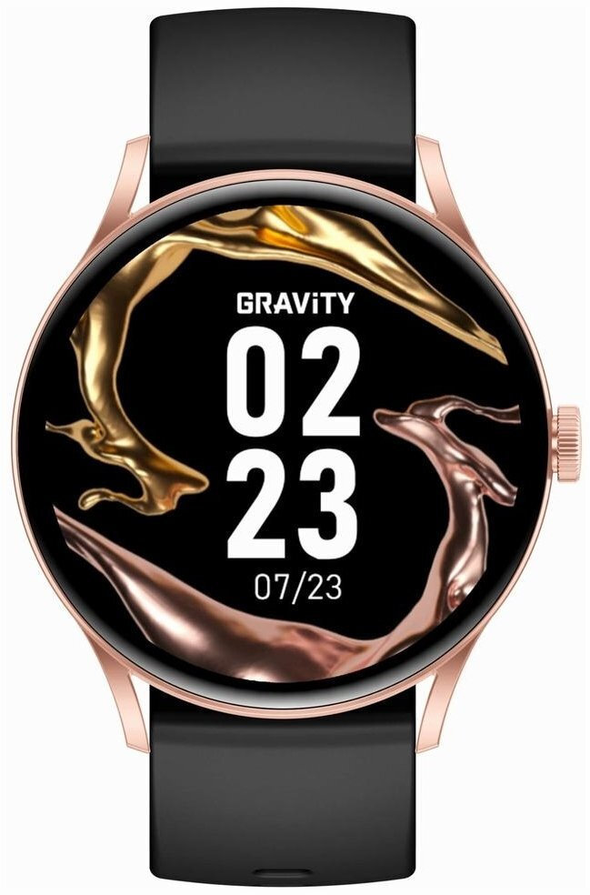 Gravity Smartwatch Black Pink Gt2-2 Pro weergave 2