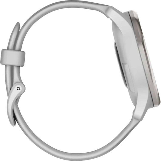 Garmin vívomove Trend Stainless Steel 40mm Waterproof Smartwatch with Heart Rate Monitor (Silver) view 4