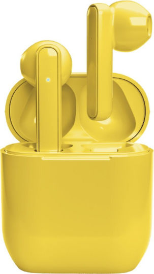 SBS Hero Nubox In-ear / Earbud Bluetooth Handsfree Earphones with Charging Case Yellow