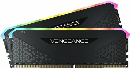 Corsair Vengeance RGB RS DDR4 32GB RAM with 2x16GB Modules and Speed 3200 for Desktop CMG32GX4M2E3200C16 view 2