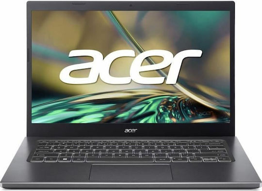 Acer Aspire 5 A514-55-37P5 14" FHD (i3-1215U/16GB/512GB SSD/No OS) Steal Gray (FR Keyboard) view 1