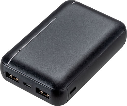 Vivanco PBVV10000BK Power Bank 10000mAh 10.5W with 2 USB-A Ports Black