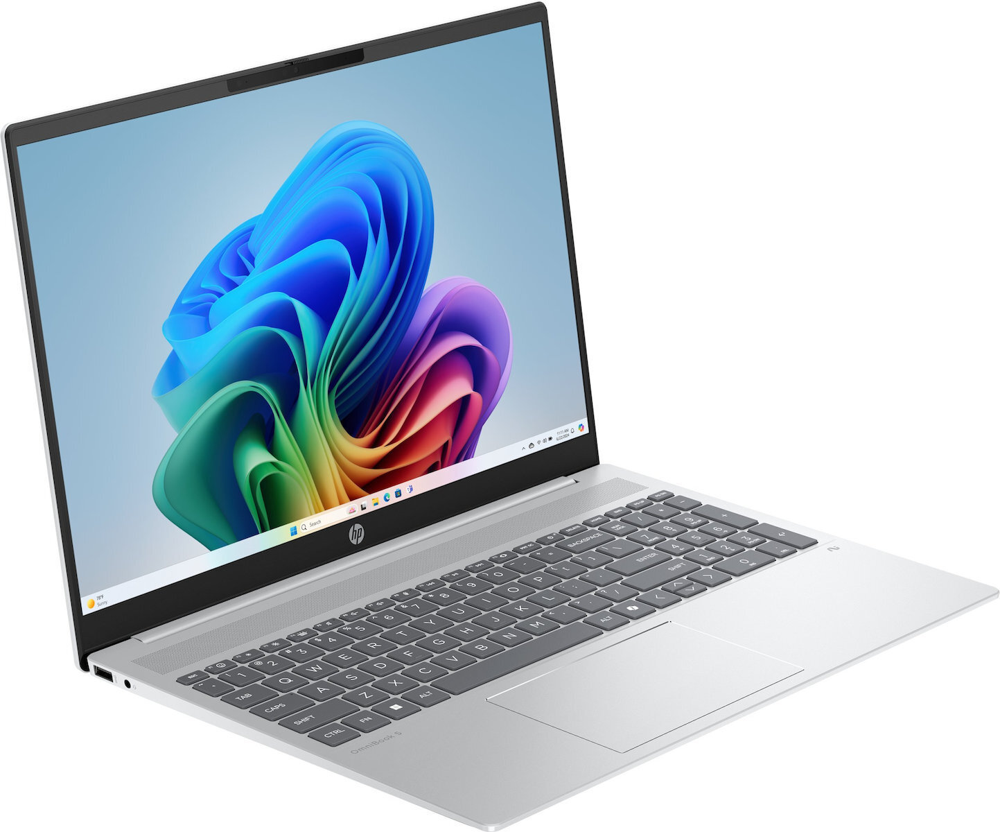 HP OmniBook 5 AI 16-ag1217nw 16" IPS FHD+ (Ryzen AI 300 Series-7 350/16GB/512GB SSD/W11 Home) Glacial Silver (US Keyboard) view 6