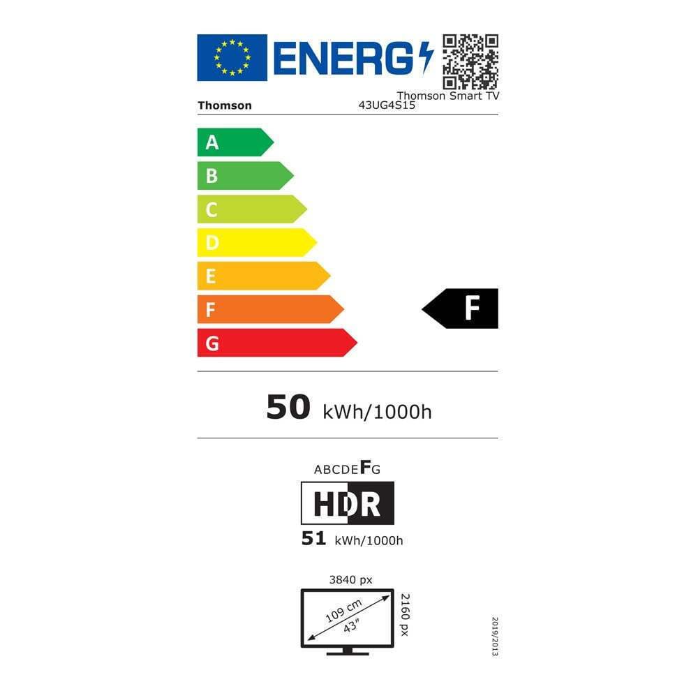 Thomson Smart TV 43" 4K UHD LED UG4S15 HDR (2025) 43UG4S15 view 2