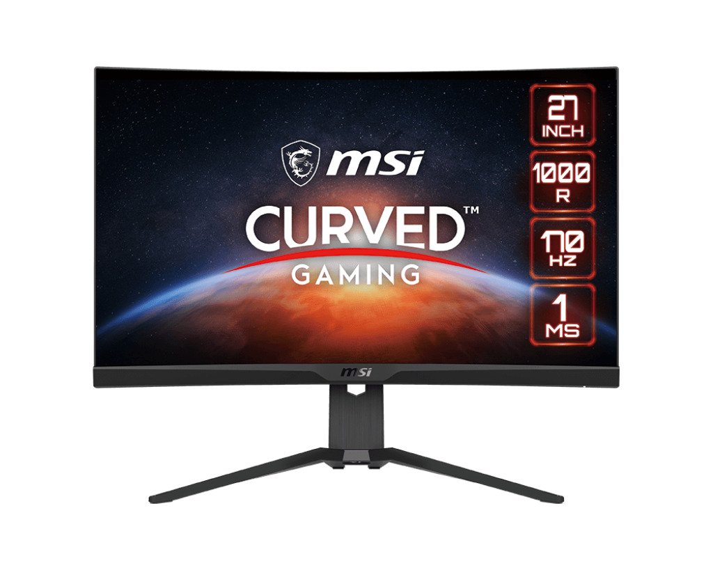 MSI G272CQP VA Curved Gaming Monitor 27" QHD 2560x1440 170Hz with Response Time 4ms GTG