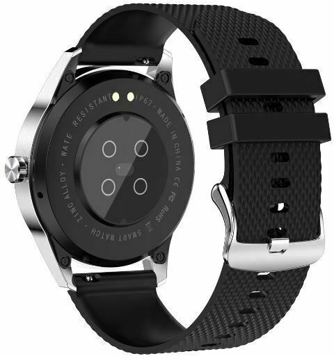Y20 46mm Smartwatch with Heart Rate Monitor (Black) view 2