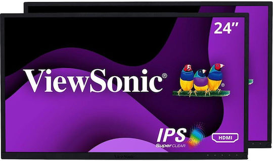 Viewsonic VG2448 Dual Monitor Kit IPS Monitor 24" FHD 1920x1080 with Response Time 5ms GTG view 1