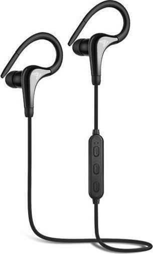 Savio WE-03 In-ear Bluetooth Handsfree Earphones with Sweat Resistance Black