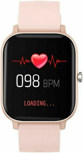 MaxCom FitGo FW35 Aurum Smartwatch with Heart Rate Monitor (Rose Gold) view 5