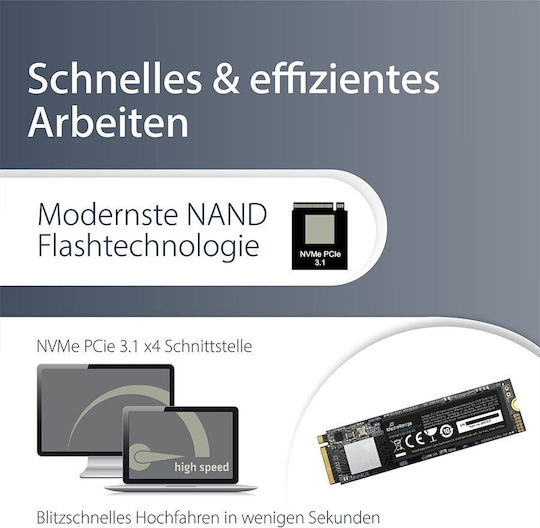 MediaRange MR1032 SSD 512GB M.2 Type with PCI Express 3.0 Connection MR1032 view 5