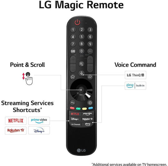LG Smart Television 75" 4K UHD LED 75UR80006LJ HDR (2023) vue 3