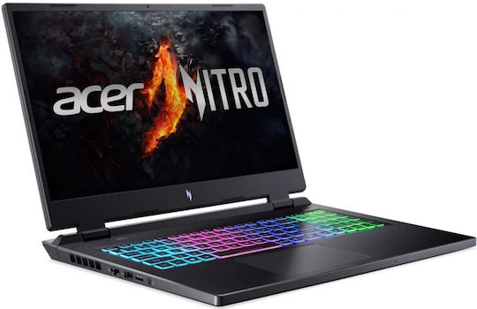 Acer Nitro 17 AN17-42-R3QA 17.3" IPS QHD 165Hz (Ryzen 7-8845HS/16GB/1TB SSD/GeForce RTX 4070/W11 Home) Obsidian Black (International English Keyboard) view 2