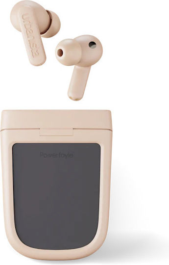 Urbanista Phoenix In-ear Bluetooth Handsfree Earphones with Sweat Resistance and Charging Case Desert Rose, Pink,Cream