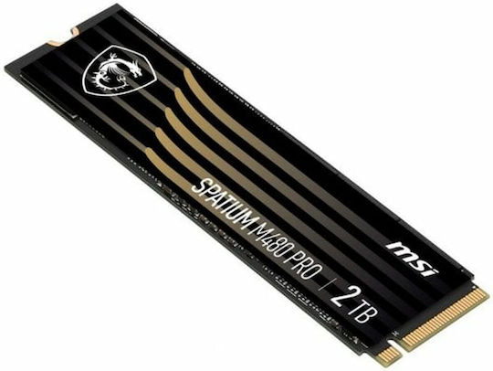 MSI Spatium M480 Pro SSD 2TB M.2 Type with PCI Express 4.0 Connection PS5 Compatible S78-440Q600-P83 view 6
