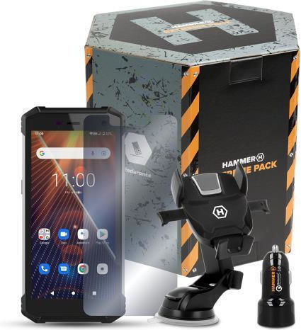 Hammer Energy 2 Eco Extreme Pack Dual SIM (3GB/32GB) Resistant Smartphone Black / Silver view 3