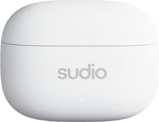 Sudio A1 Pro In-ear Bluetooth Handsfree Earphones with Sweat Resistance and Charging Case White vue 3