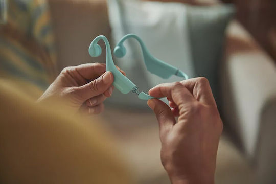 Philips TAK4607 Bone Conduction Bluetooth Handsfree Earphones with Sweat Resistance Green vista 8