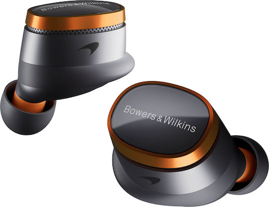 Bowers & Wilkins PI8 Mclaren ANC In-ear Bluetooth Handsfree Earphones with Sweat Resistance and Charging Case Black