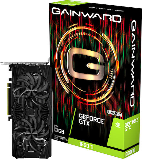 Gainward GeForce GTX 1660 Ti 6GB GDDR6 Ghost Graphics Card view 1