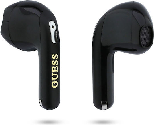 Guess Gold Line Triangle Earbud Bluetooth Handsfree Earphones with Sweat Resistance and Charging Case Gold view 5