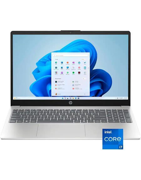 HP 15-fd0153dx 15.6" Touchscreen (i3-1315U/8GB/256GB SSD/W11 Home) Natural Silver (US Keyboard) view 1