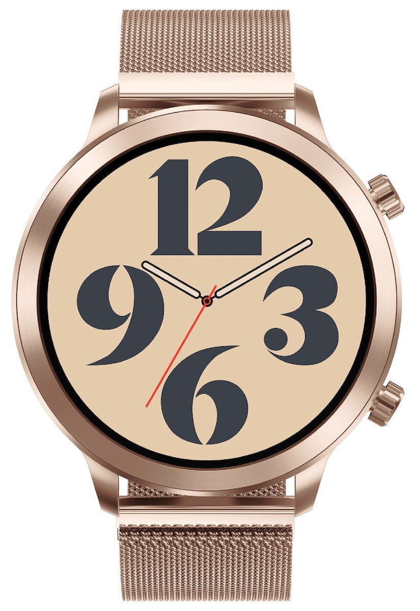 Bemi Zeno AI Stainless Steel Smartwatch with Heart Rate Monitor Gold view 8