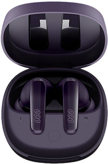 QCY T13X In-ear Bluetooth Handsfree Earphones with Charging Case Purple