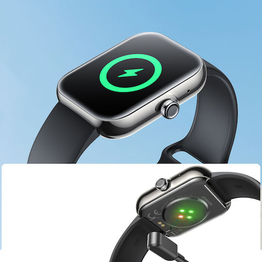 Joyroom JR-FT5 Plus Smartwatch with Heart Rate Monitor (Black) view 3