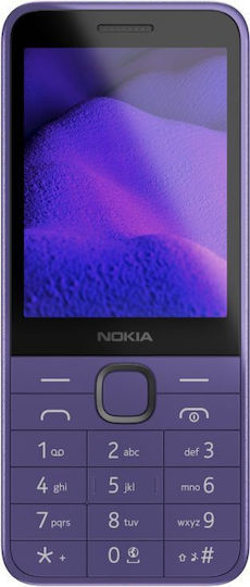 Nokia 235 4G (2024) Dual SIM Mobile with Buttons Purple view 9
