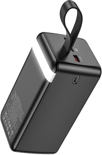 Borofone BJ14D Power Bank 50000mAh with 2 USB-A Ports and USB-C Port Black view 3