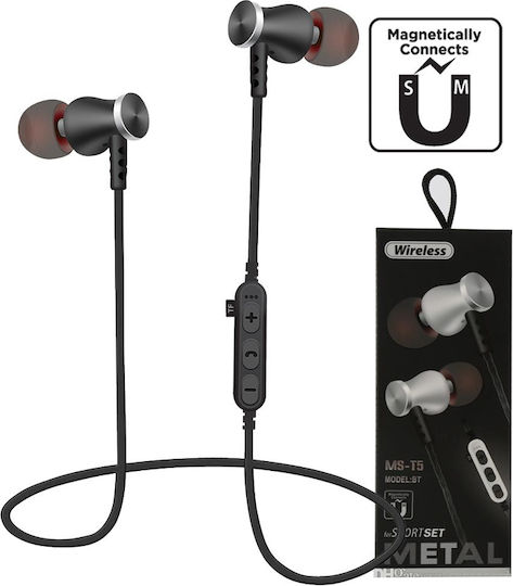 MS-T15 In-ear Bluetooth Handsfree Earphones Black view 2
