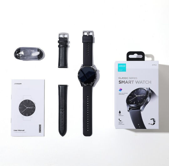 Joyroom Classic Series JR-FC2 47mm Waterproof Smartwatch with Heart Rate Monitor (Black) view 3