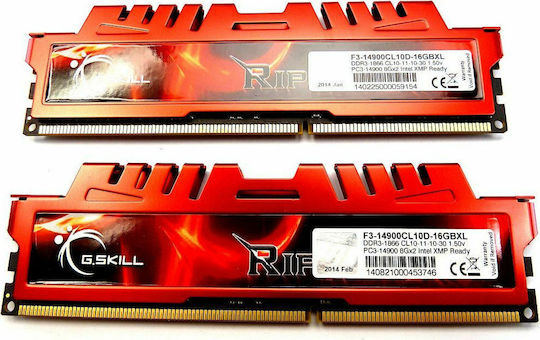 G.Skill RipjawsX DDR3 16GB RAM with 2x8GB Modules and Speed 1866 for Desktop F3-14900CL10D-16GBXL view 4