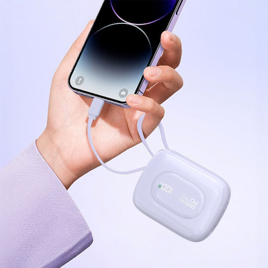 Dudao K32 Power Bank 10000mAh Purple view 2