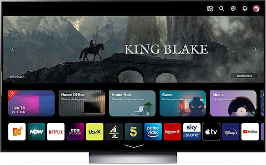LG Smart Television 55" 4K UHD OLED Evo OLED55C36LC HDR (2023) view 2