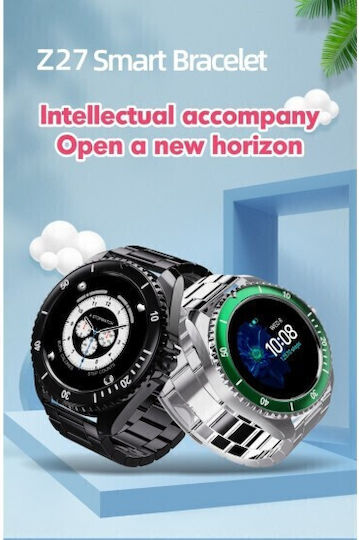Z27 Smartwatch with Heart Rate Monitor (Silver) vue 3