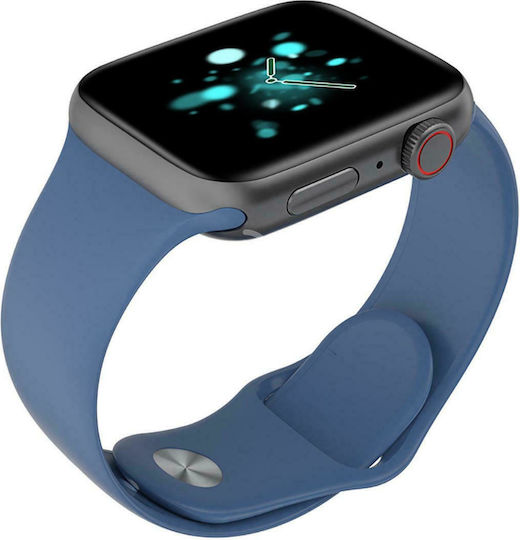 X7 44mm Smartwatch with Heart Rate Monitor (Blue)