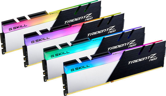 G.Skill Trident Z Neo DDR4 32GB RAM with 4x8GB Modules and Speed 3000 for Desktop F4-3000C16Q-32GTZN