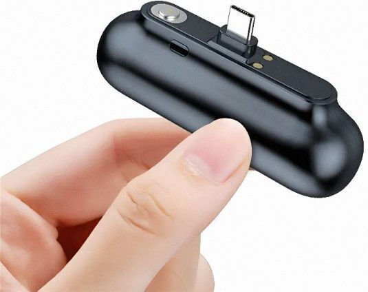 Andowl Mini 7019-3 Power Bank 5000mAh Black view 5