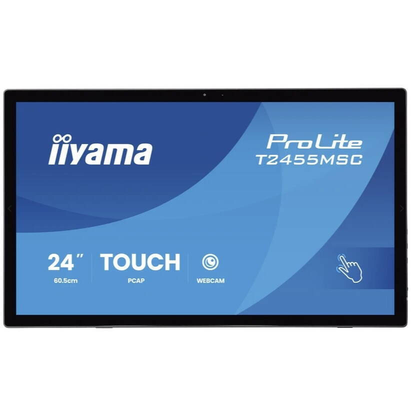 Iiyama T2455MSC-B2 IPS Monitor 23.8" FHD 1920x1080 with 5ms Response Time GTG