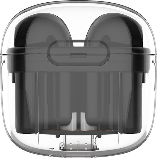 Music Taxi X-T24 Earbud Bluetooth Handsfree Earphones with Charging Case Transparent view 2