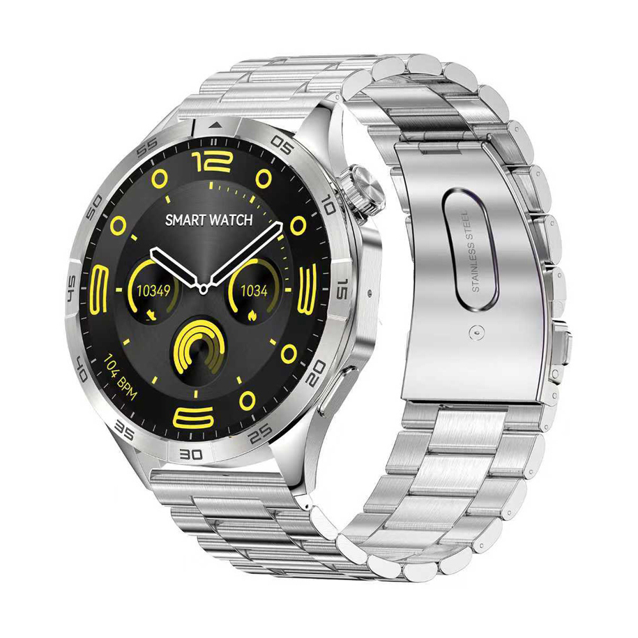 Lemfo HK4 Amolet 46mm Smartwatch Silver view 2