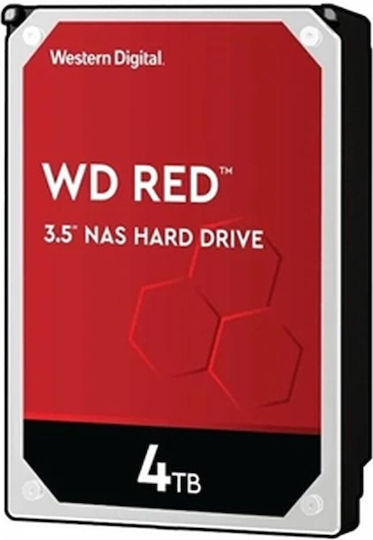 Western Digital Red Plus 4TB HDD Hard Drive 3.5" SATA III 5400rpm with 256MB Cache for NAS WD40EFPX view 3