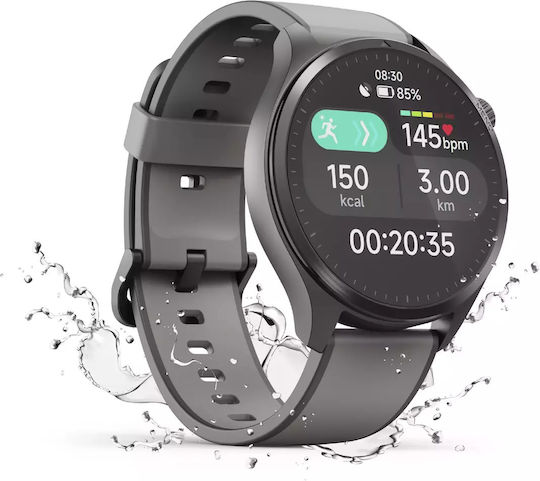 HAMA 9000 47mm Smartwatch with SIM and Heart Rate Monitor (Gray) view 2