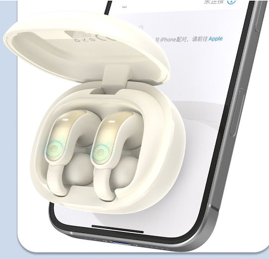 Dudao U20 Pro Open Ear Bluetooth Handsfree Earphones with Charging Case White view 9