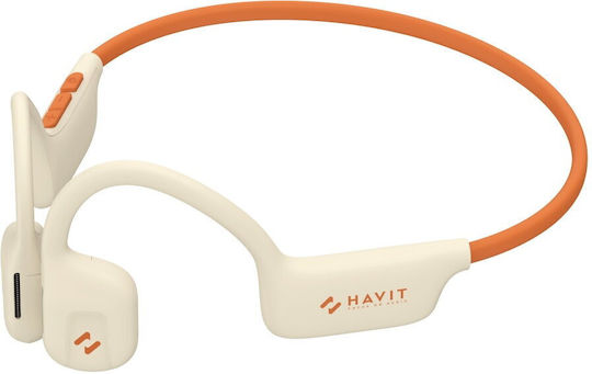 Havit Freego1 Air Open Ear Bluetooth Handsfree Earphones Beige view 2