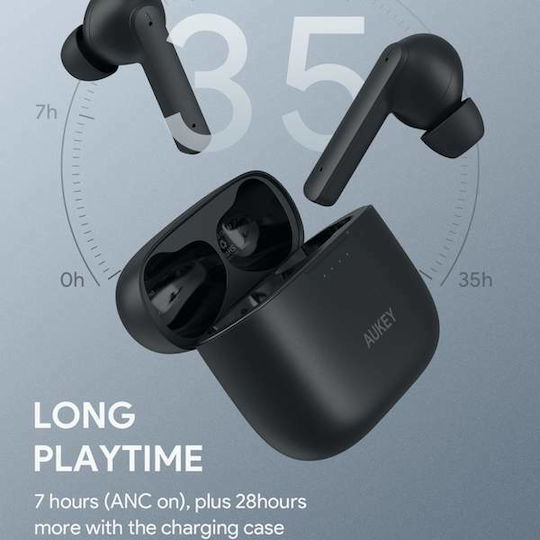 Aukey EP-N5 In-ear Bluetooth Handsfree Earphones with Sweat Resistance and Charging Case Black vue 4